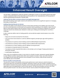 POC - Enhanced Result Oversight