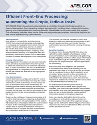 RCM - Efficient Front-End Processing 2026