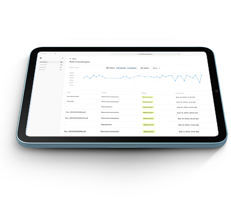 Fine-Tuned Model on Tablet