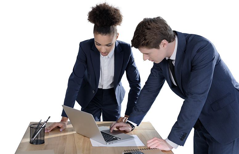 business-people table