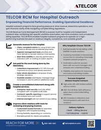 2026-01 RCM - Hospital Outreach Summary