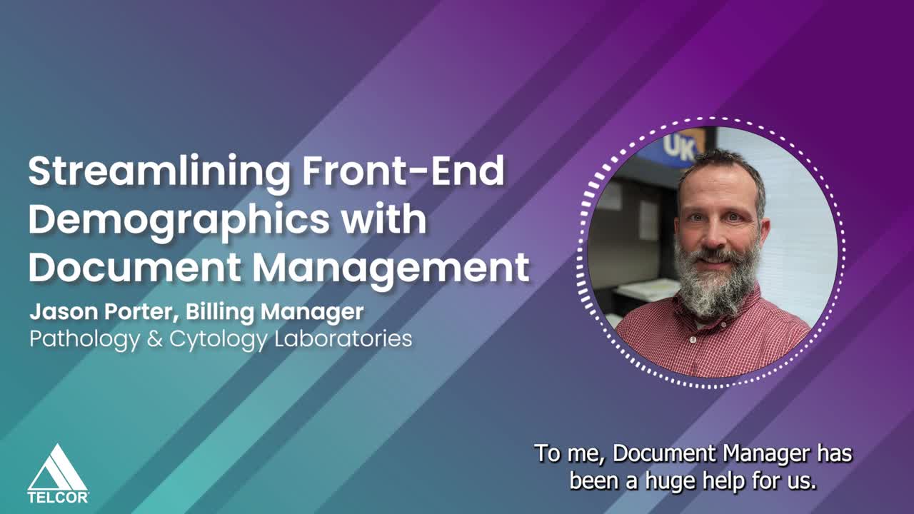 Jason Porter - Streamlining Front End Demographics - Cover Image