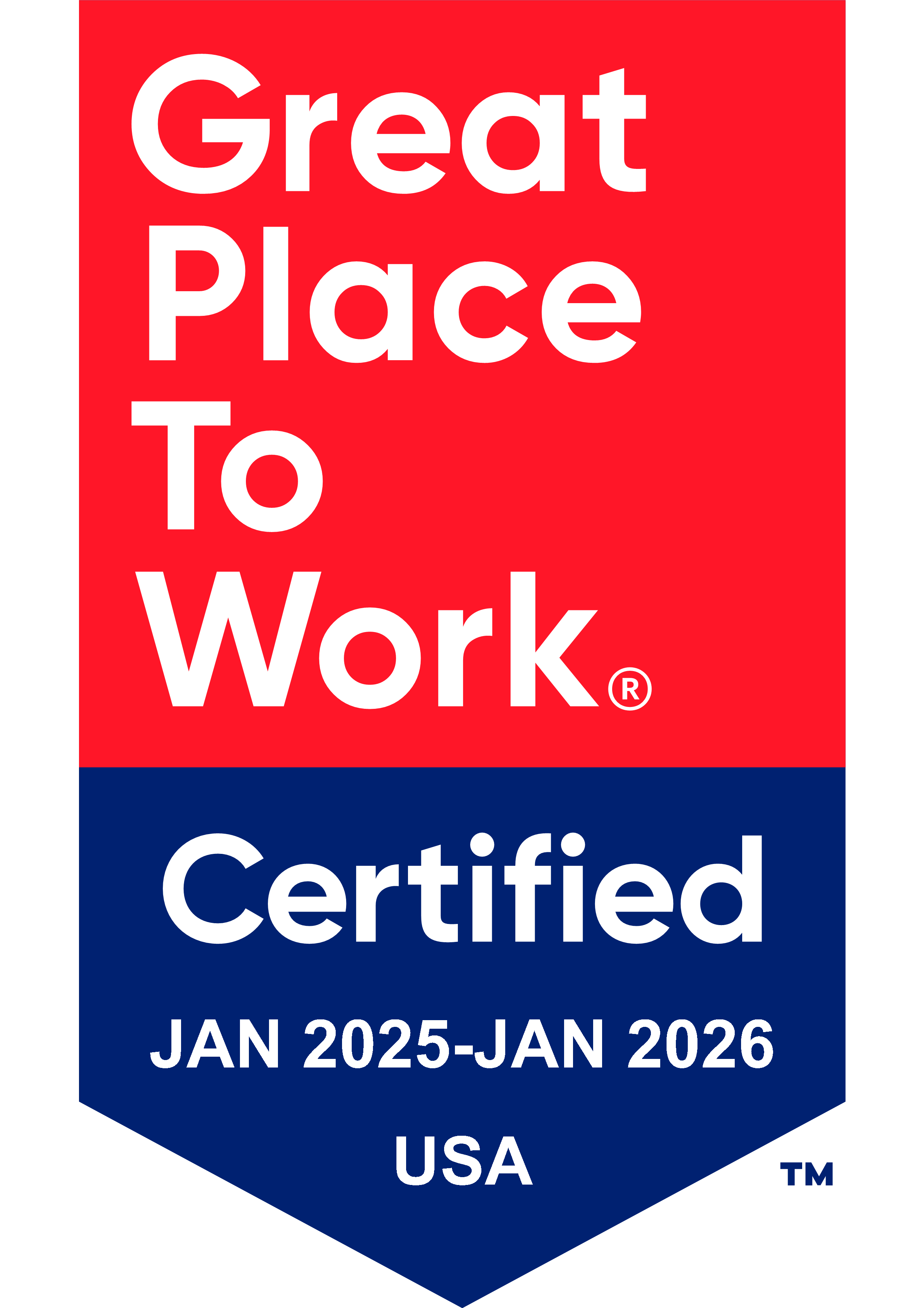 Great Place to Work 2025 Badge